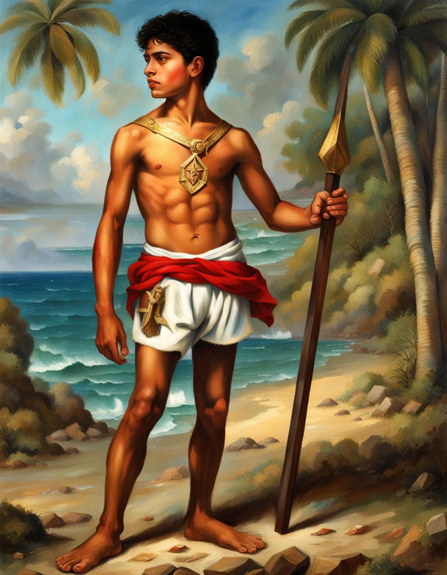 St. Sebastian Inspired Image of Youth