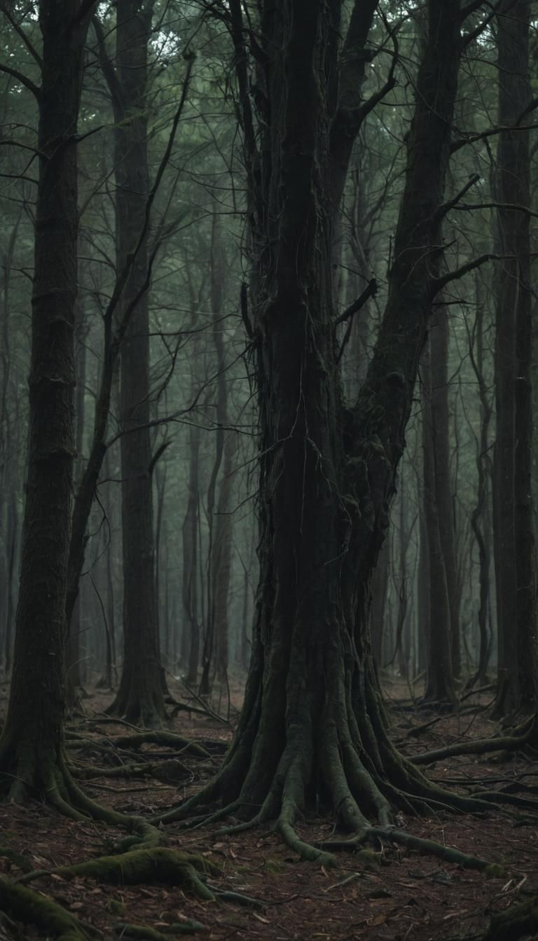 Ethereal Rift Over Dark Forest