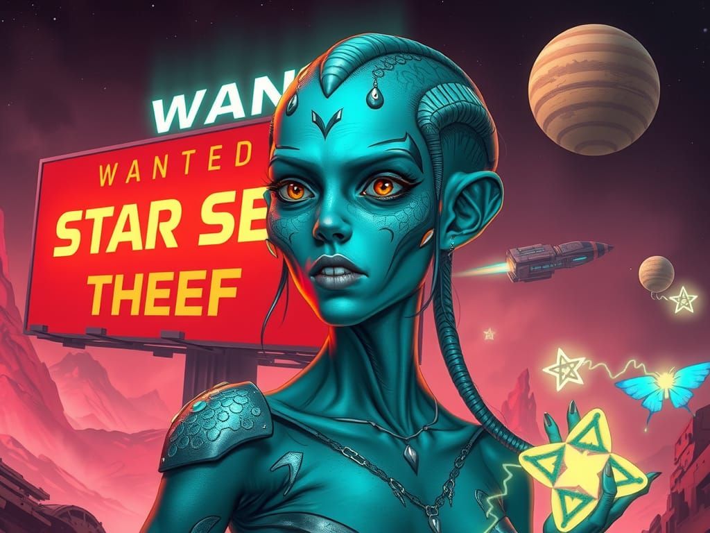 Wanted: Star Seed Thief - Mutant Alien Fugitive