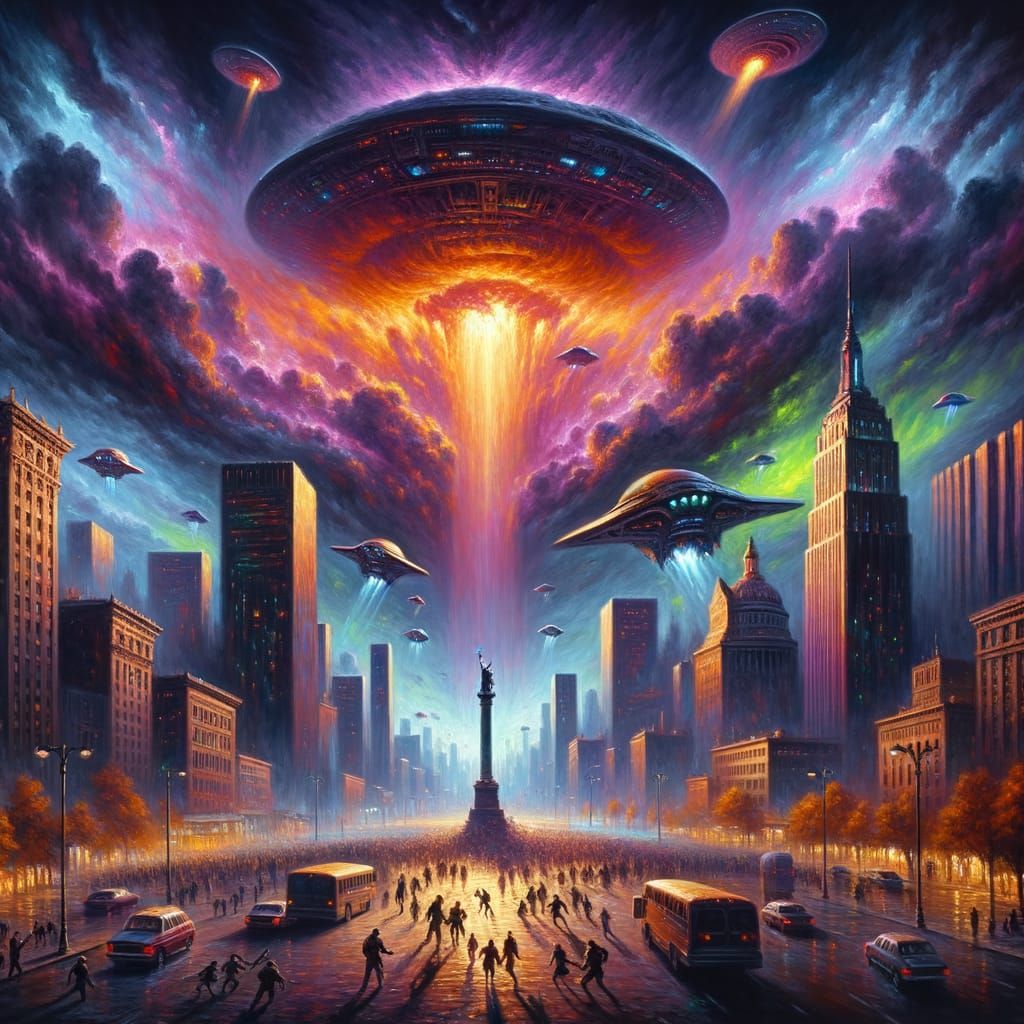 Alien Invasion Unfolds in a City Under Siege