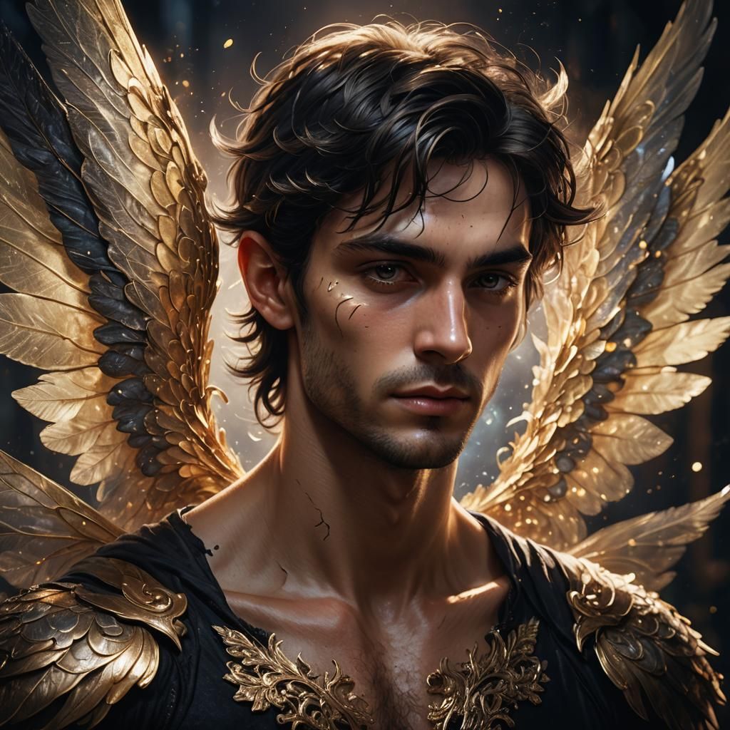 Darkness Fairy in Hyper-Realistic Digital Art