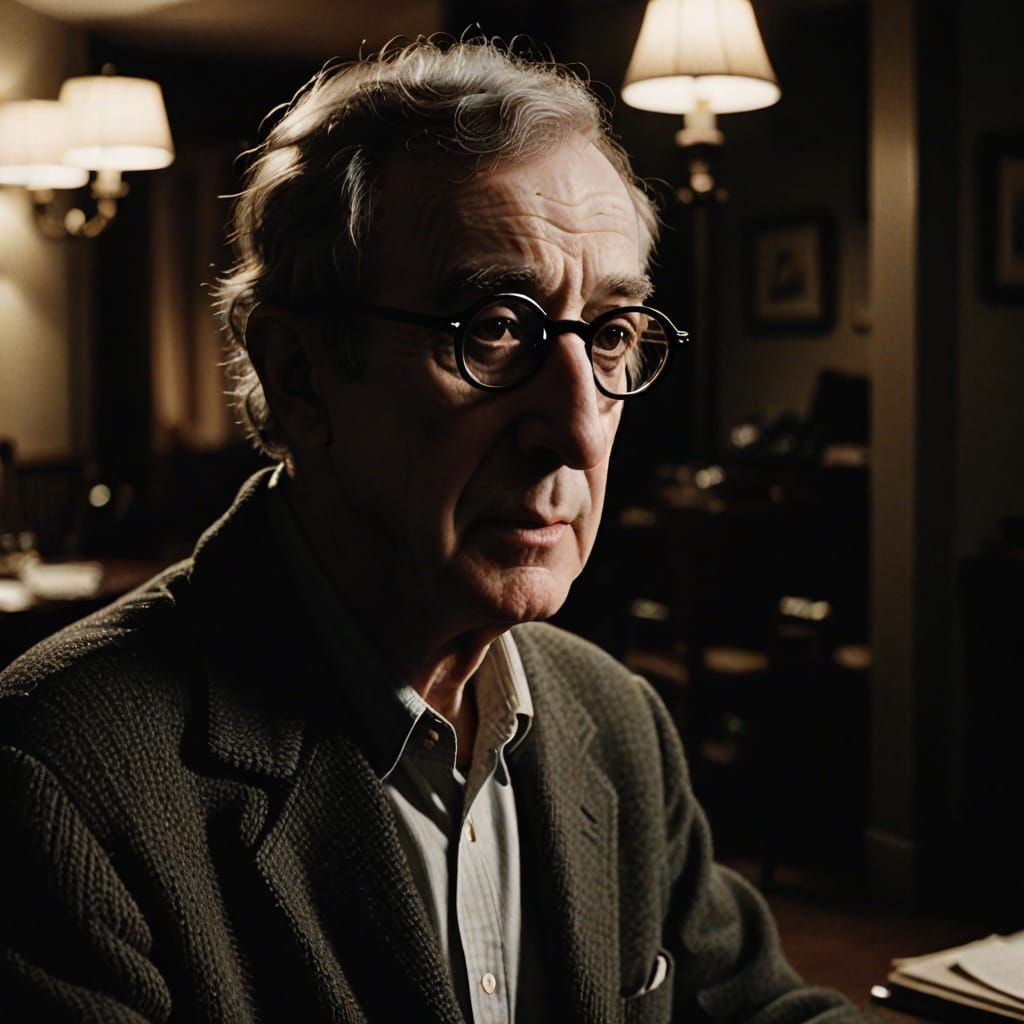 Film Noir Portrait with Soft Shadows