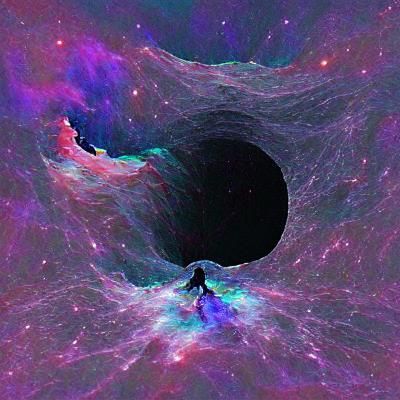 Abstract AI Image: The Void