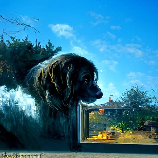 Dog gazing through my window