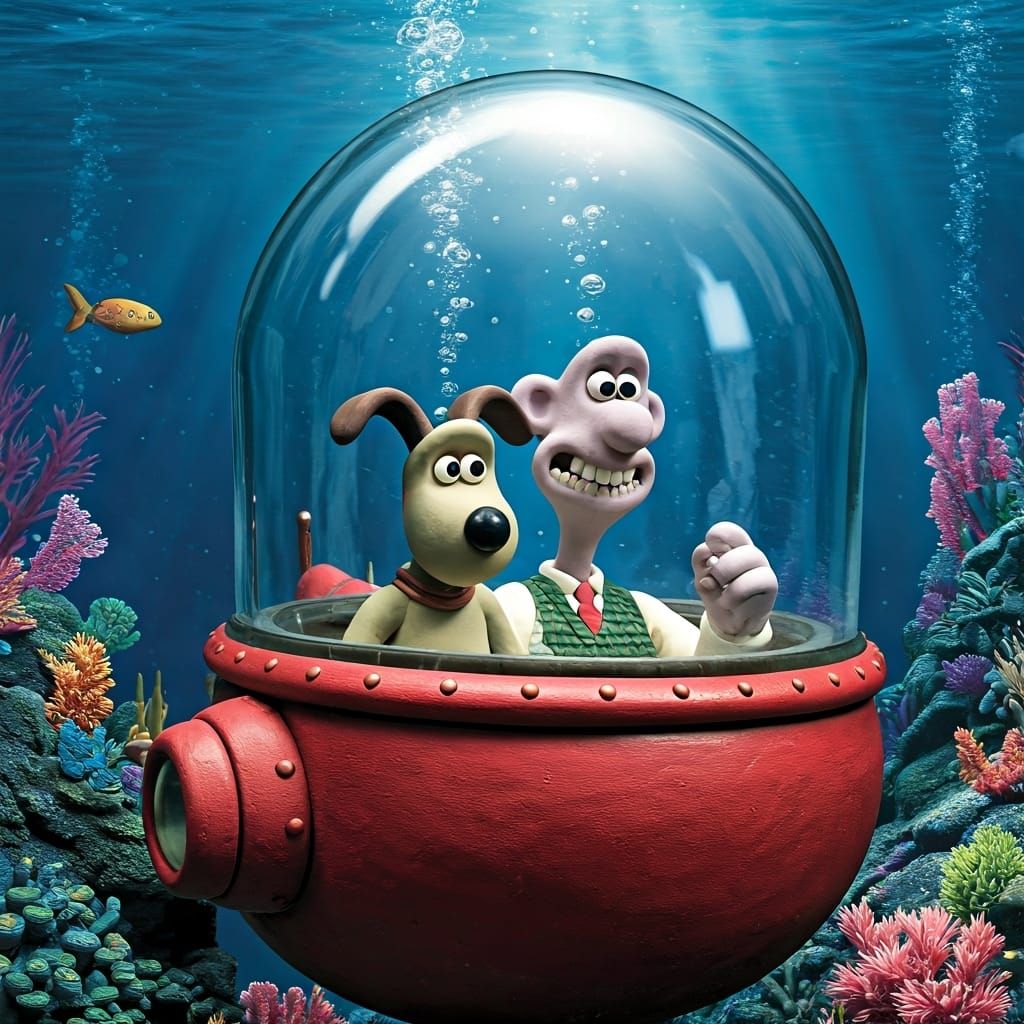 Wallace and Gromit Dive Deep: A Claymation Adventure