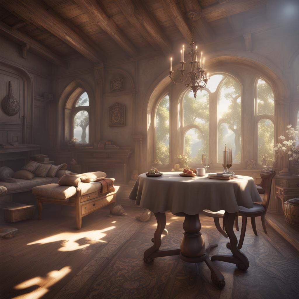 Abstract 3D Render: Beauty, Peace, and Creativity