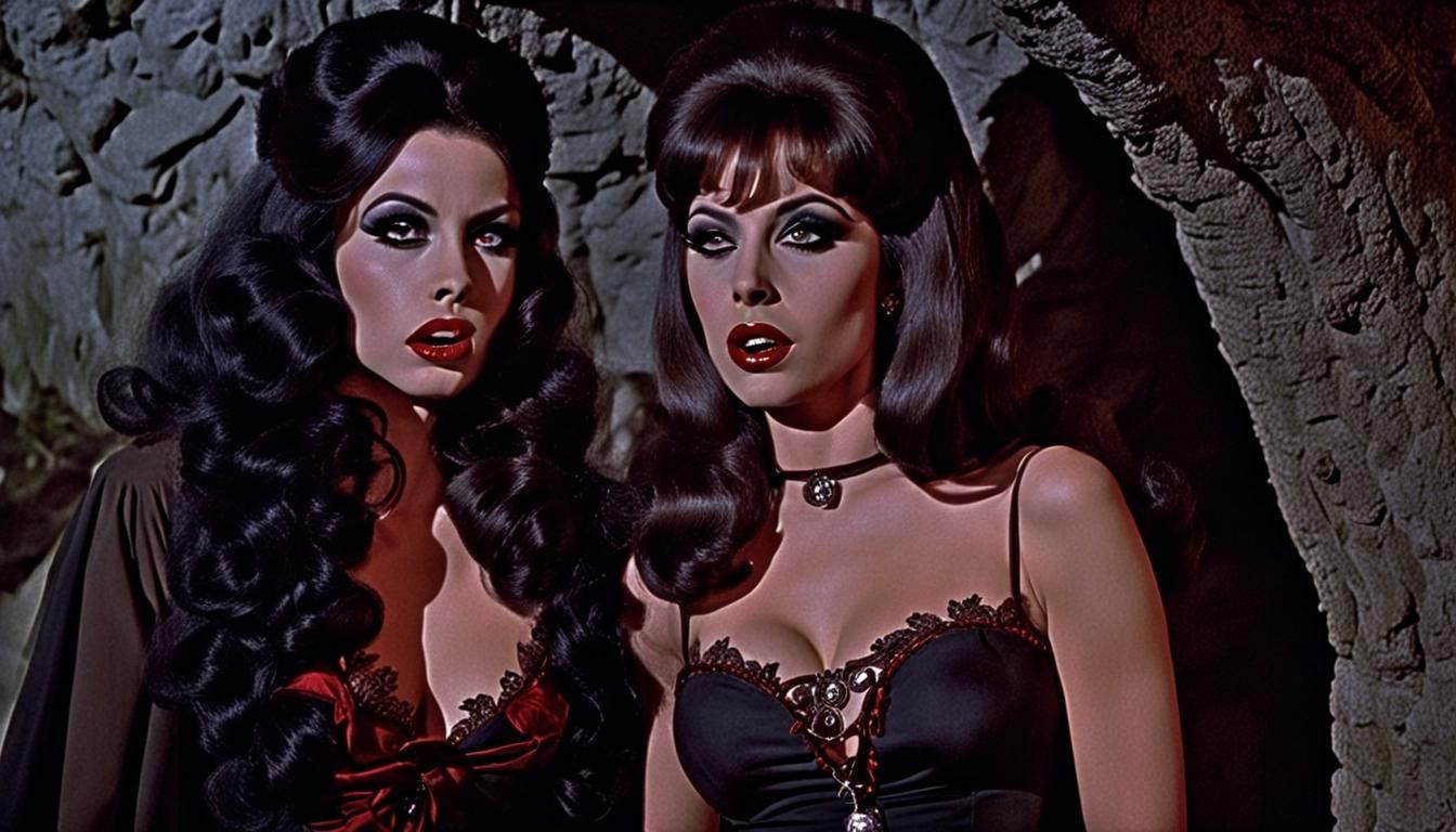 Vampyros Lesbos: 70s Horror Film Still
