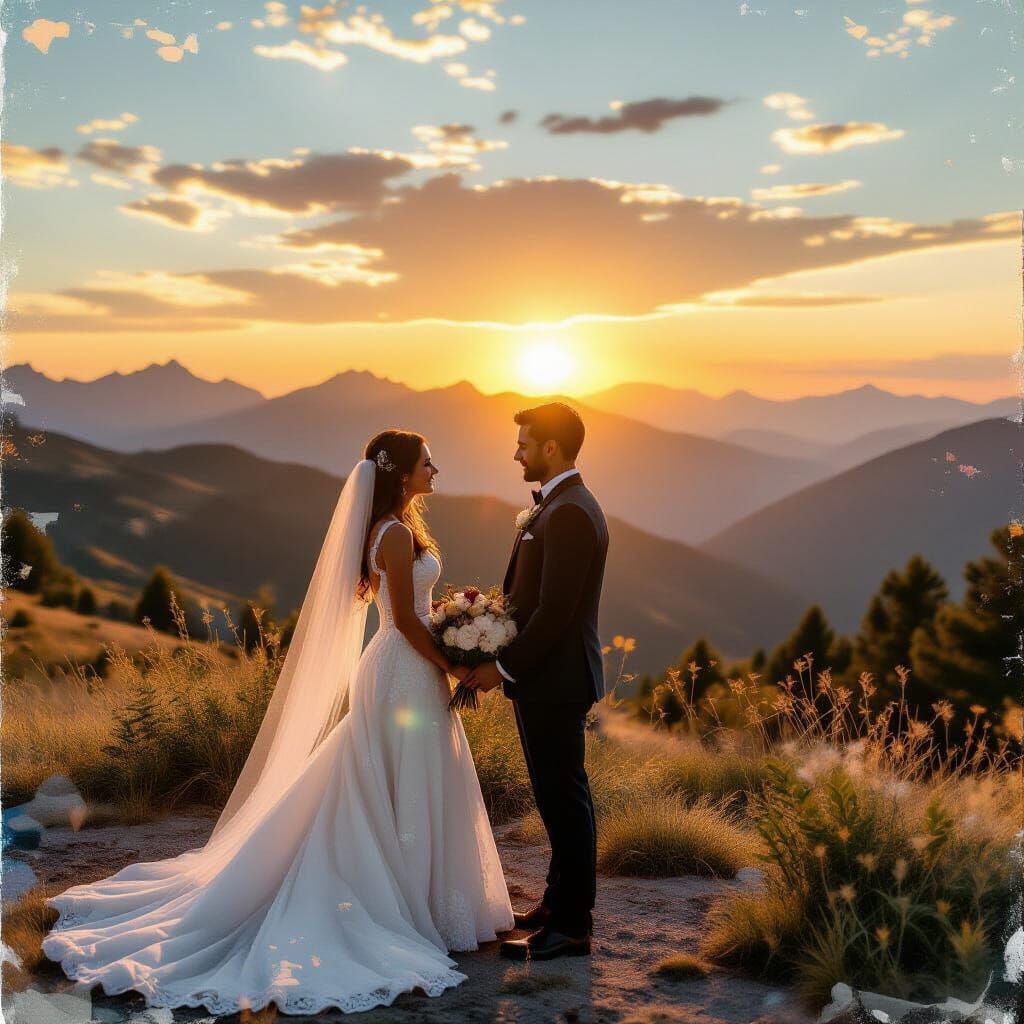 Nostalgic Wedding Memories Collage