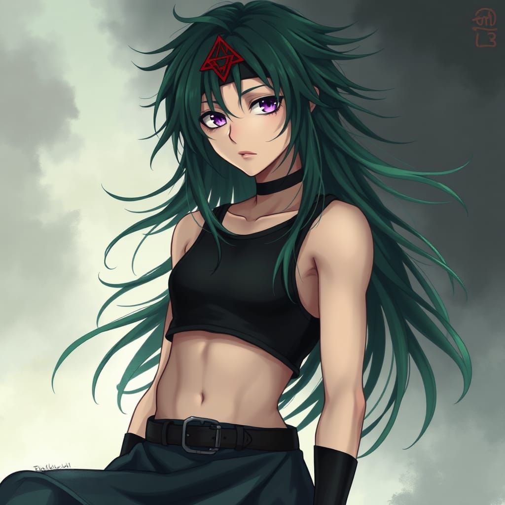 Envy from Fullmetal Alchemist in Dreamy Style