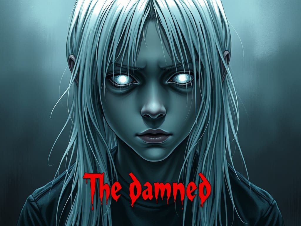 Pale Prodigy in a Dark, Muted Graphic Novel Style