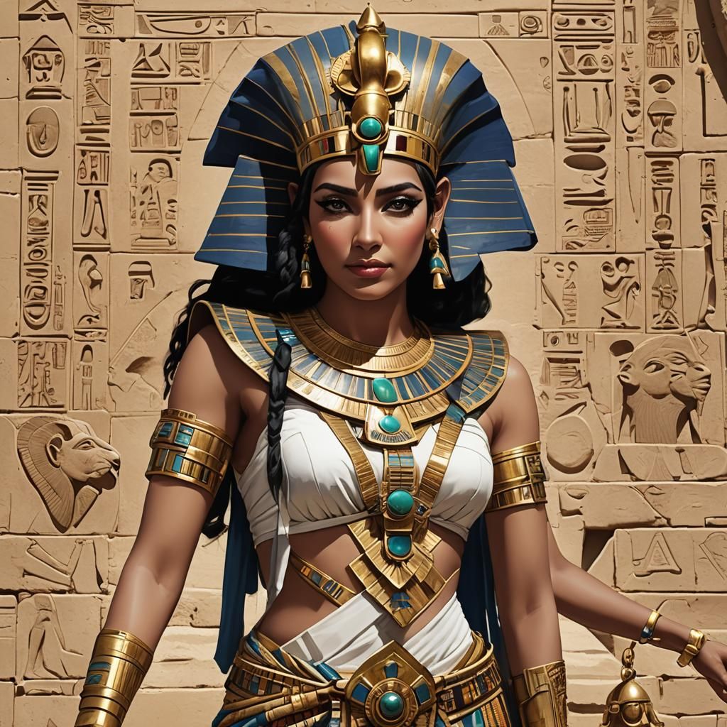 Queen Cleopatra in Pharaonic Costume, North Coast 2024