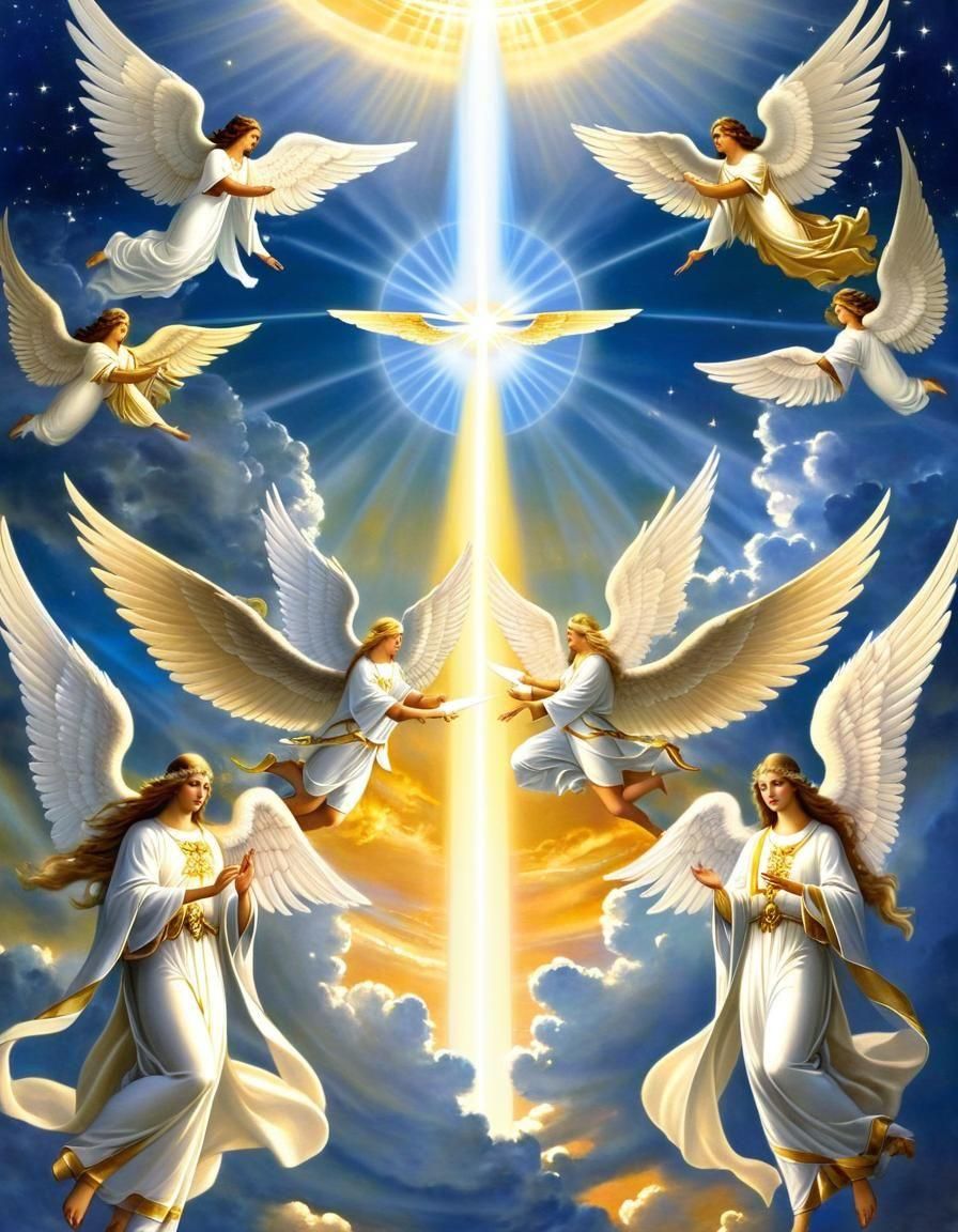 Seraphim: Six-Winged Angels in Heaven
