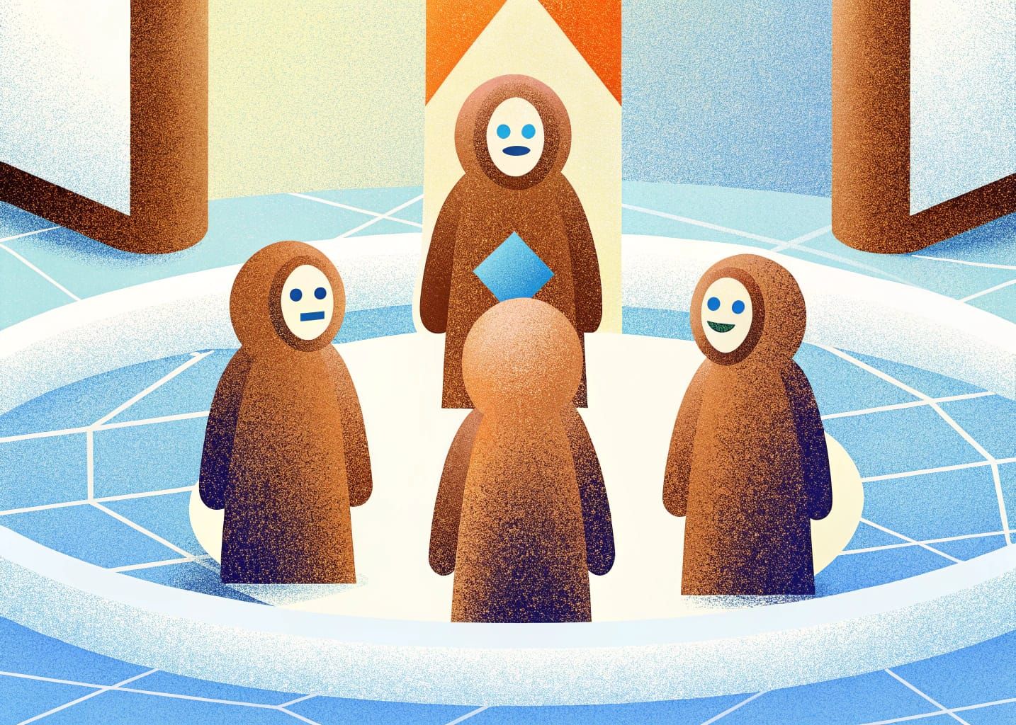 Anthropomorphic Mappiqs with Creeping Interdrip Under a Subv...
