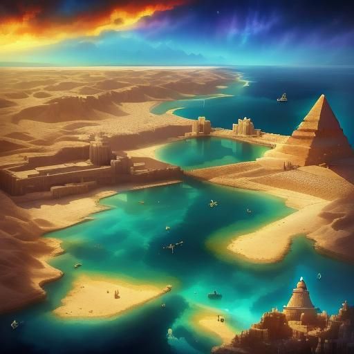 Red Sea Parting: Exodus in Hyperrealism