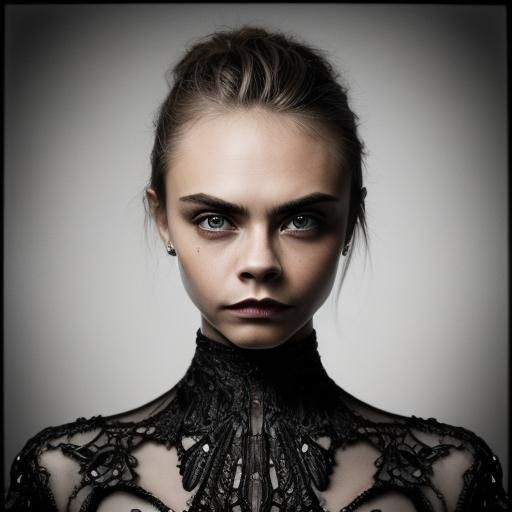 Biomechanical Etching of Asymmetrical Portrait in 8K