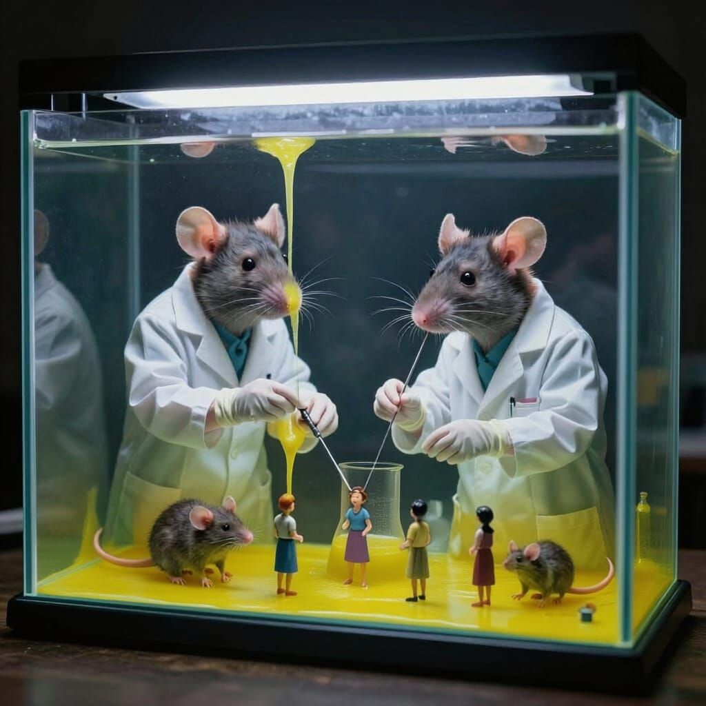 Giant Lab Mice Experimenting on Humans
