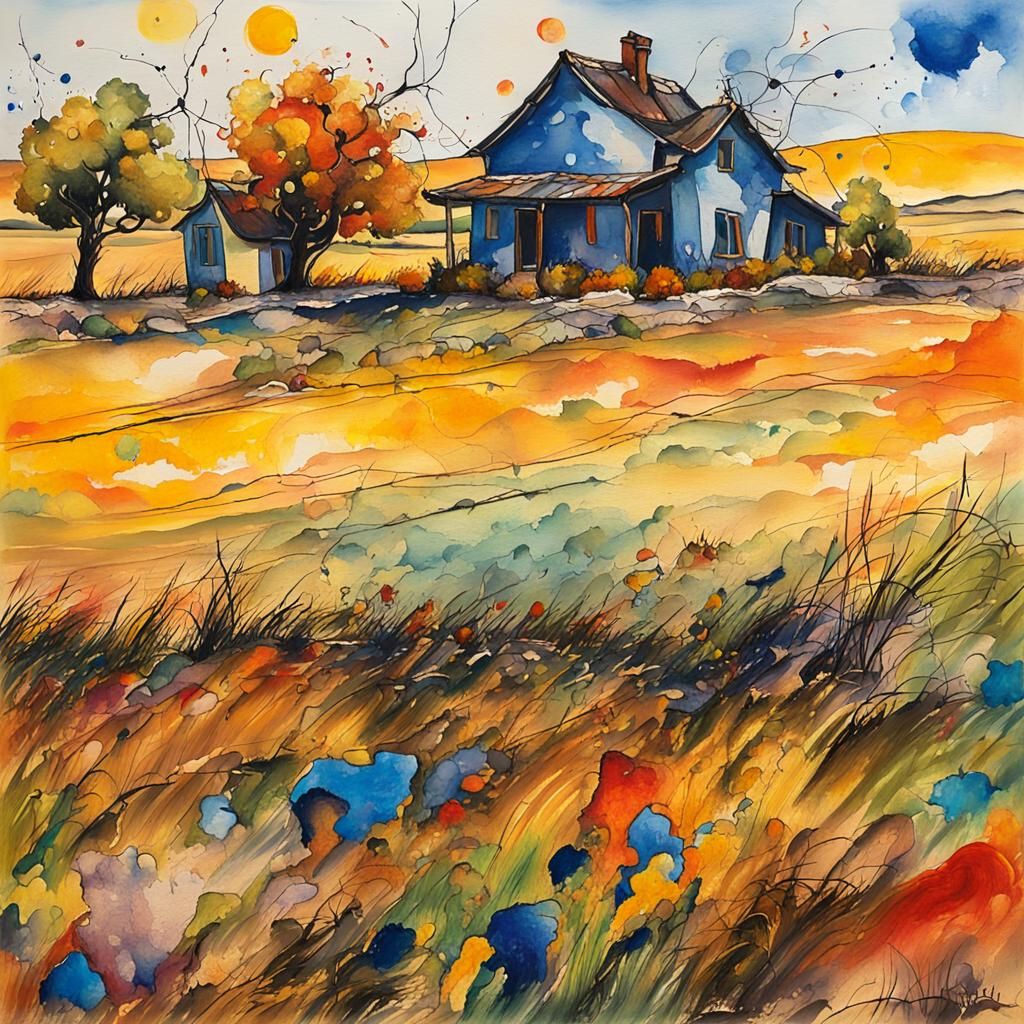House on the plain