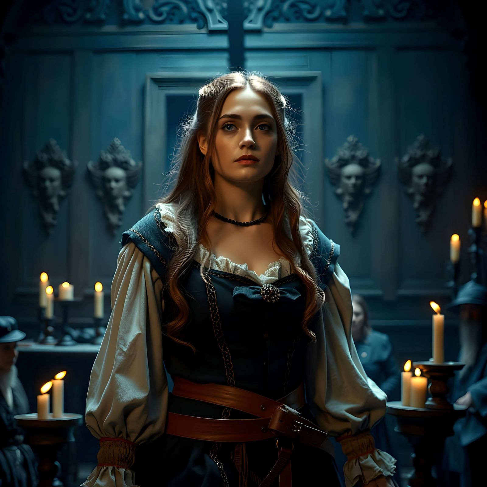 A 17th Century Woman Stands Accused of Witchcraft in a Drama...