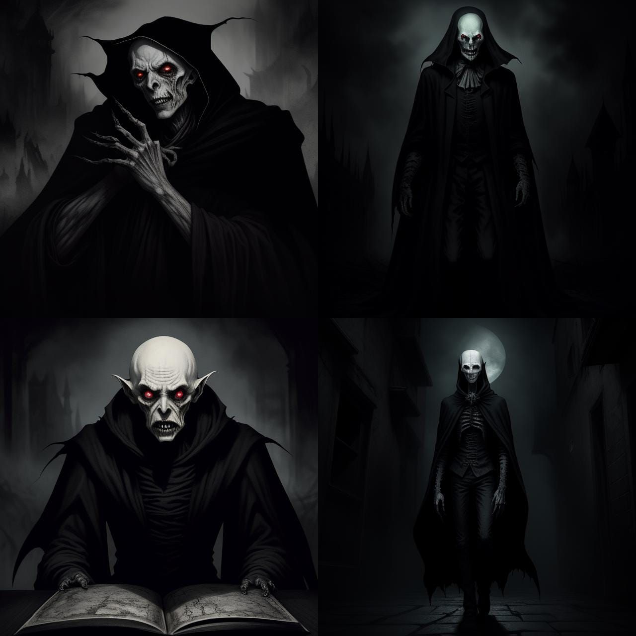 Nosferatu in Horror Manga Style