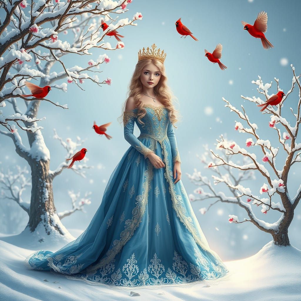 Frosty Fantasy Queen in a Winter Wonderland
