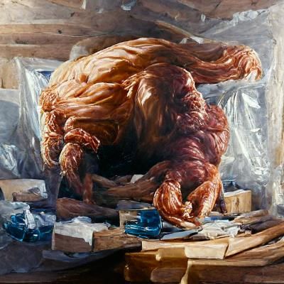 The Thing: Oil Painting Inspired by James Gurney