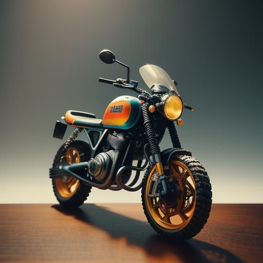 Vibrant Retro Action Figure Box Art in Splash Style