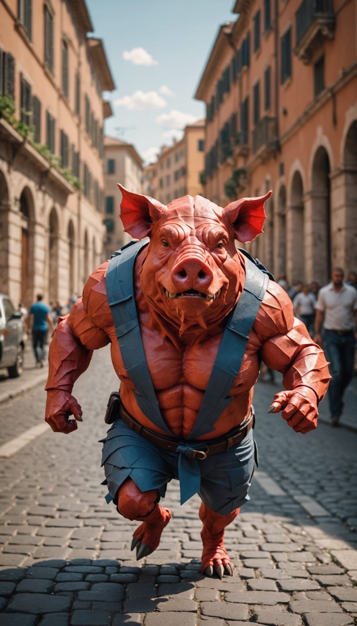 Rabid Pig Charges Through Ancient Rome in Frenzied Rampage