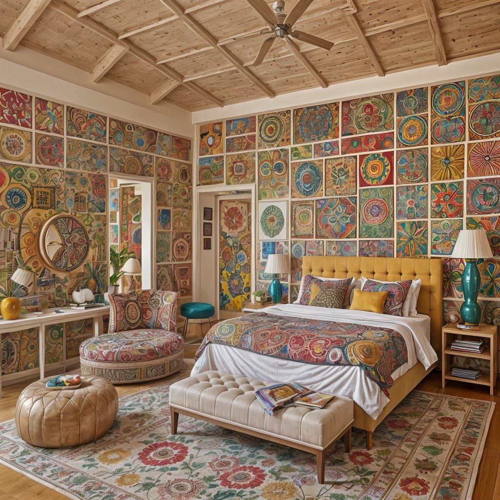 Eclectic Bedroom Design: Japanese, Brazilian, and Indian Sty...