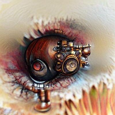 Steampunk Eyeball Engine: A Fusion of Biology and Technology