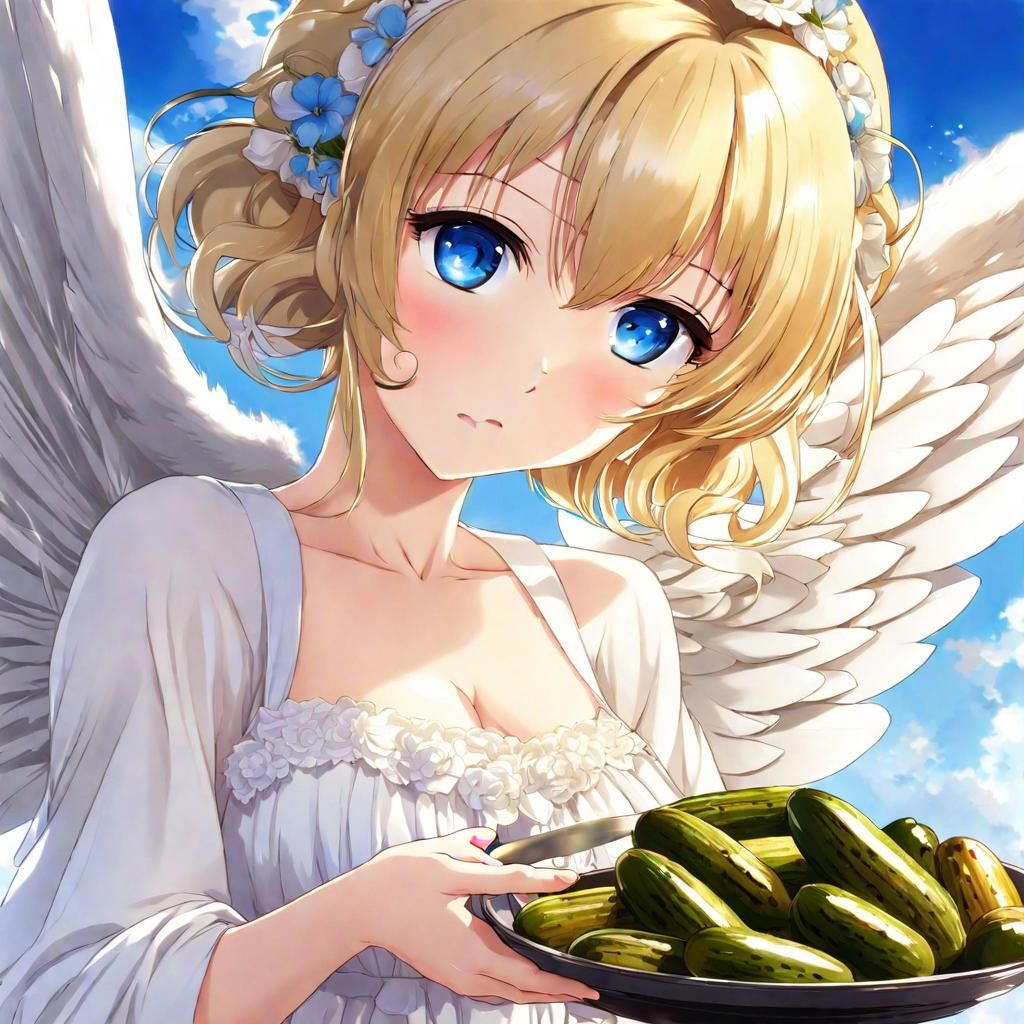 SerAngel with pickles