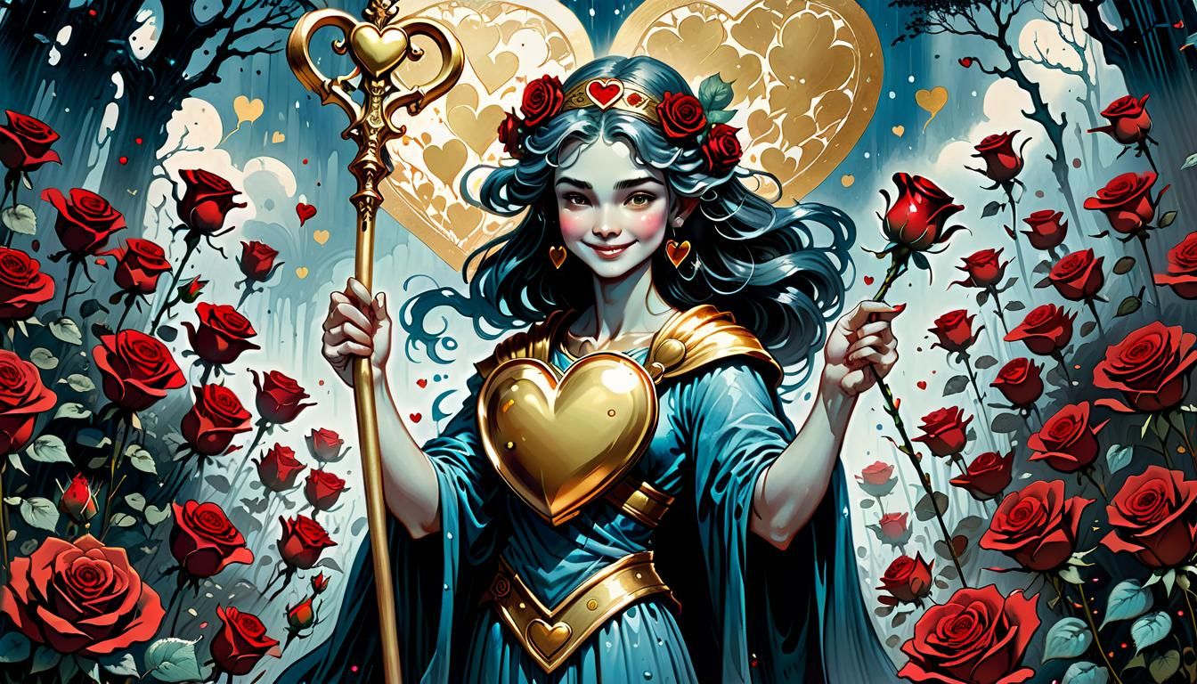 Goddess of Kindness Comic Book Illustration