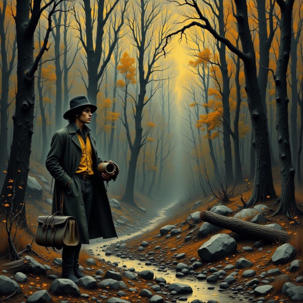 Old West Showdown: Lyle Confronts Doc in Woods