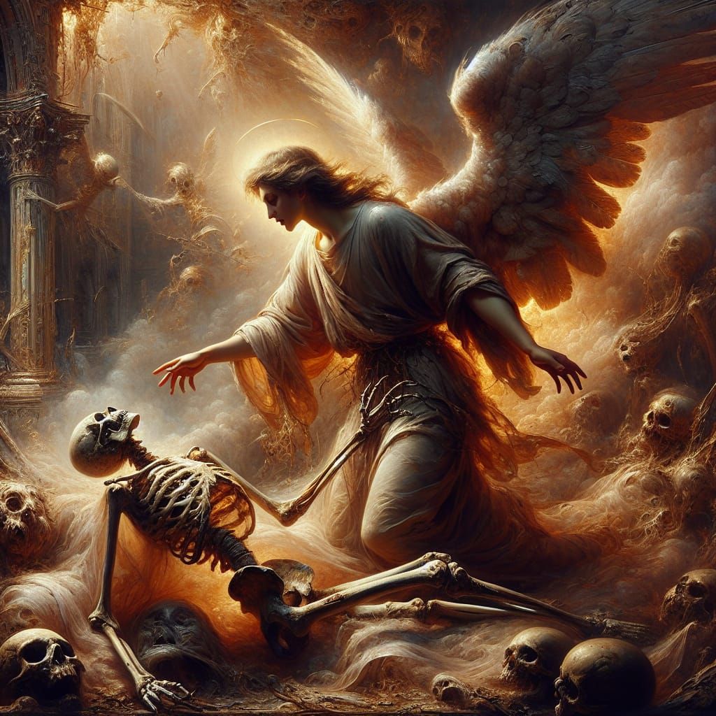 Epic Angel of Death Transformation Scene