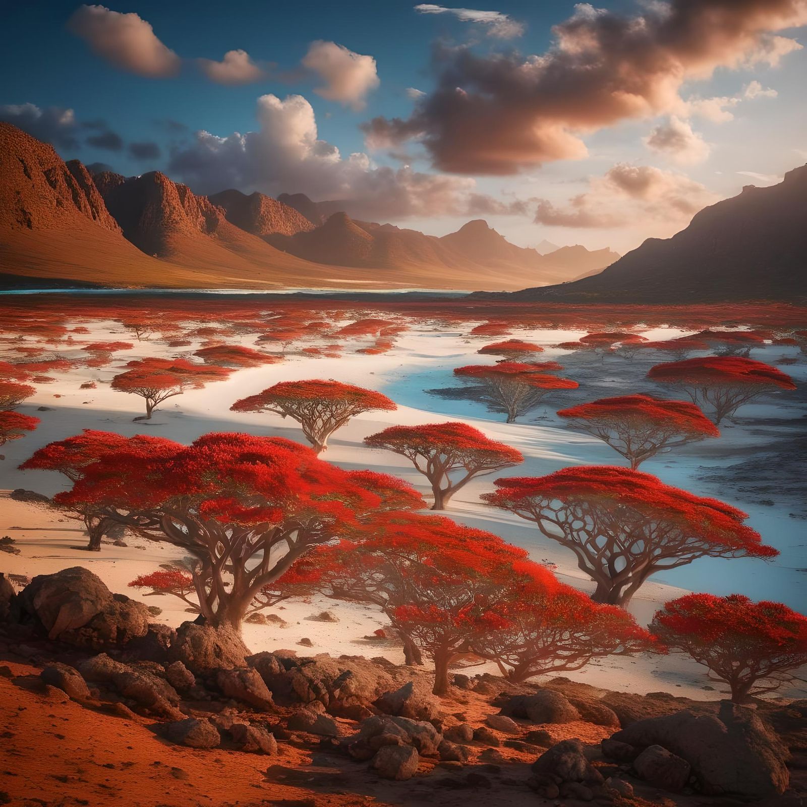 Madagascar Dragonniers de Socotra Tree