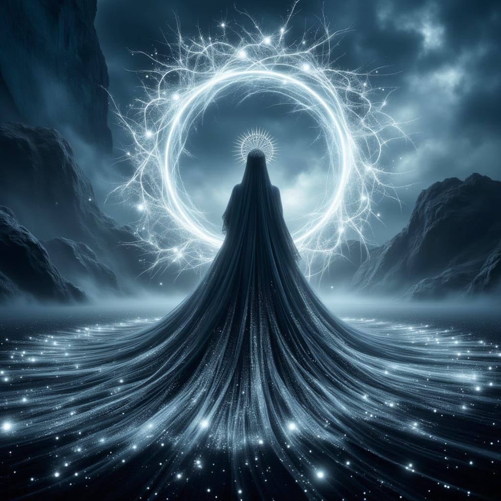 Snow Queen on Iceland Beach: Cinematic Realism