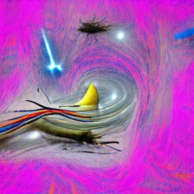 Abstract Grotesque Composition of Fragmented Forms