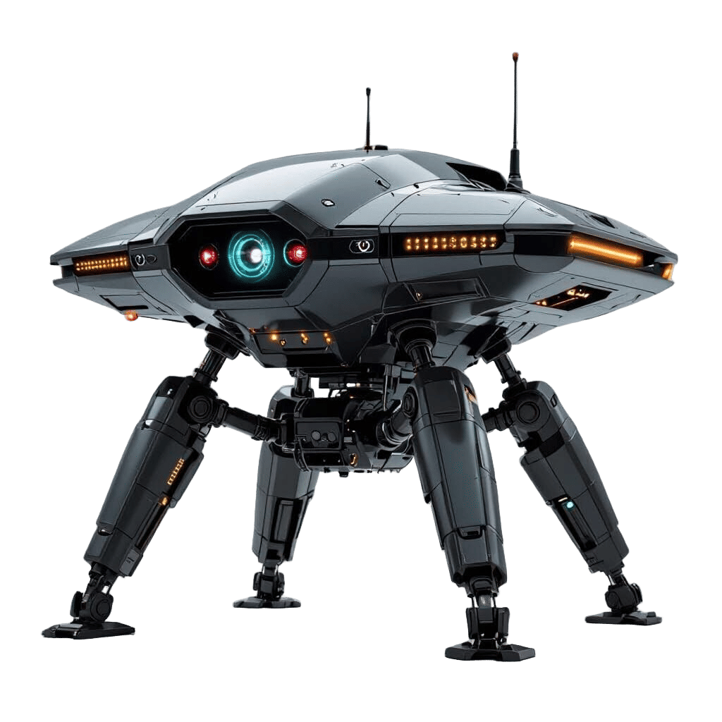Humanoid Sentinel Drone Explores Alien Planets