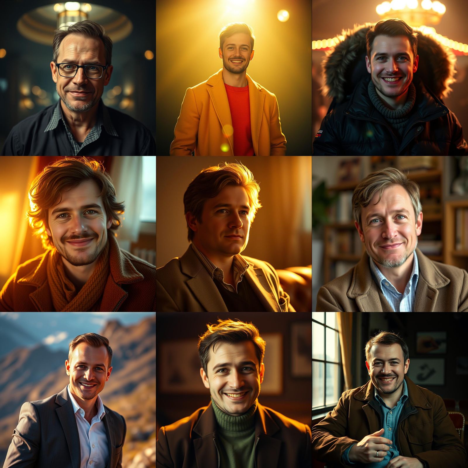 Cinematic Portrait of a Charismatic Presenter