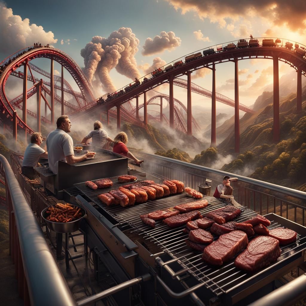 BBQ Roller Coaster With Boomer Dads