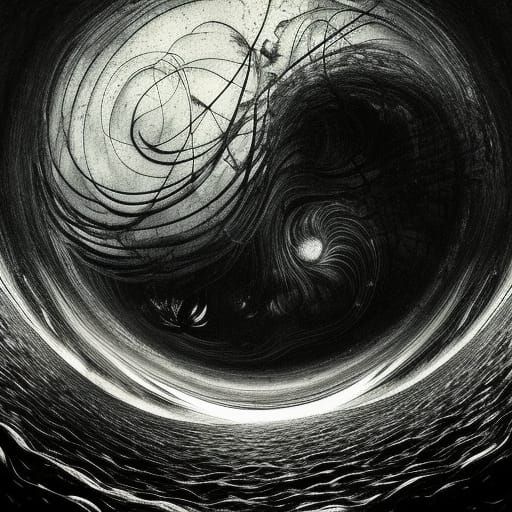 Abstract Sublime Expression as Digital Art