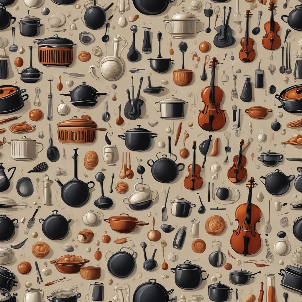 Surreal Kitchen Inspired by Classical Music