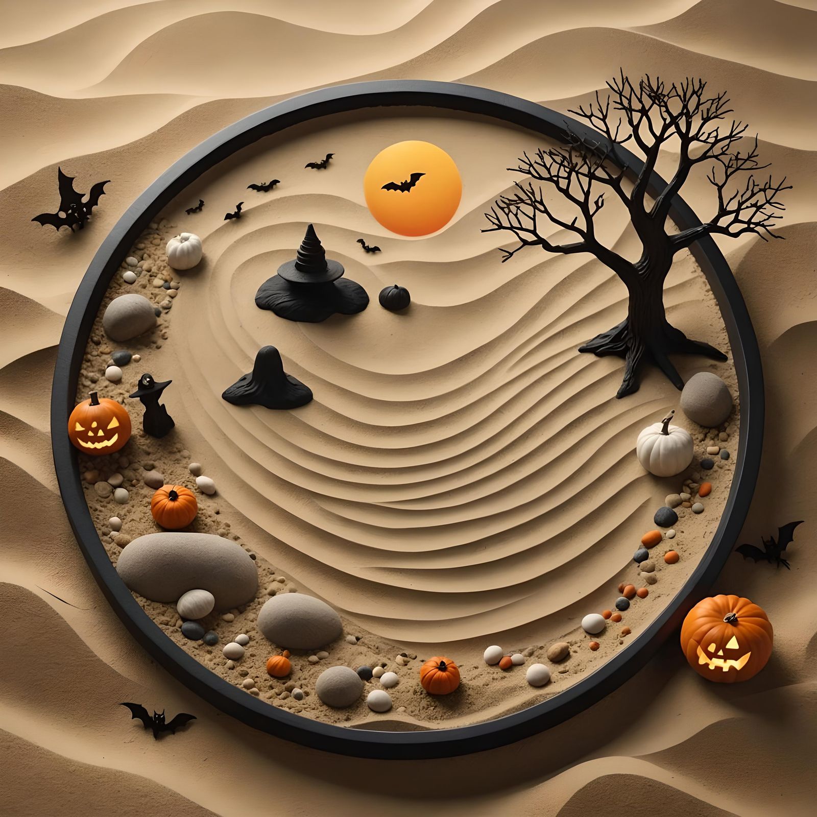 Halloween Zen Garden Dreamscape