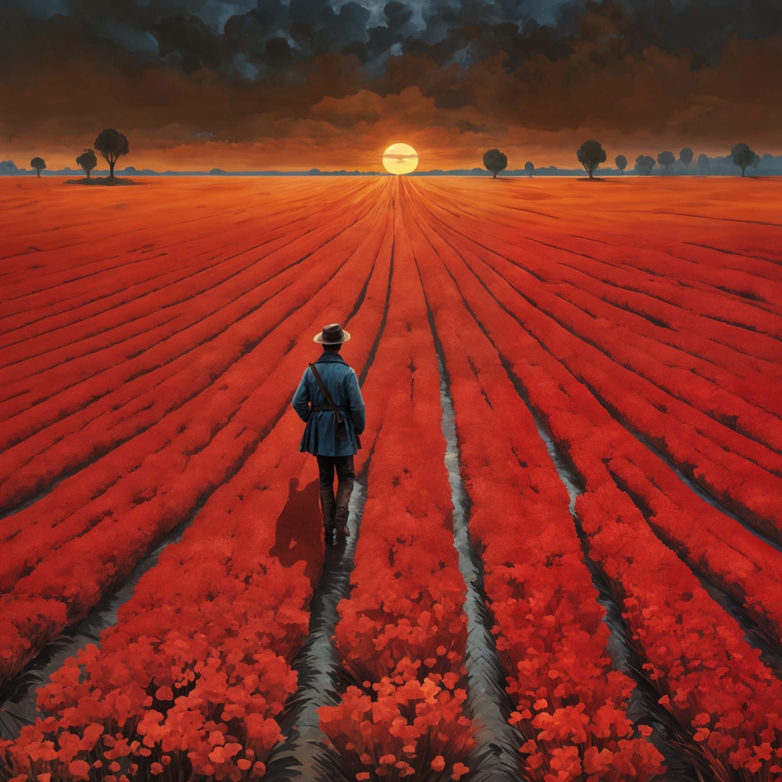 Romantic Landscape Art Inspired by Historical Masters