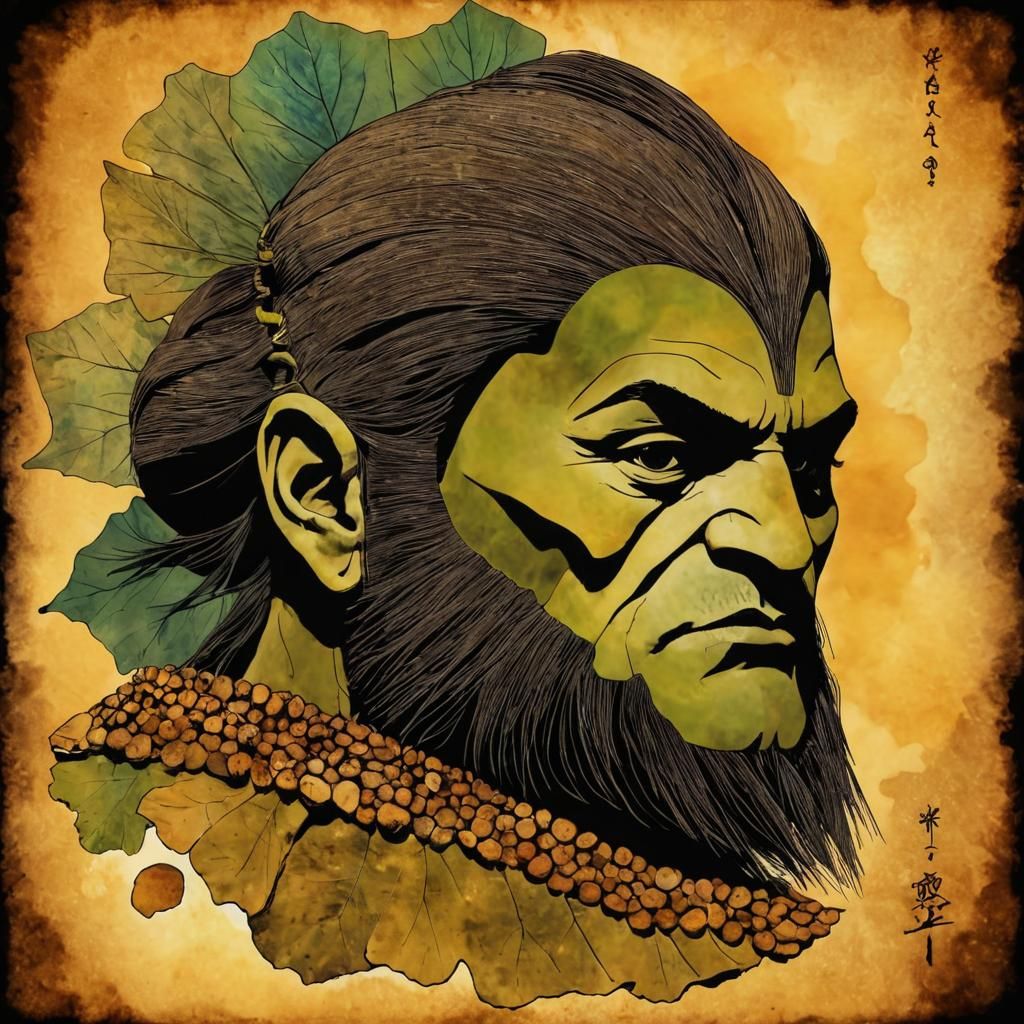 Ethereal Shamanic Visions in Primal Earth Tones