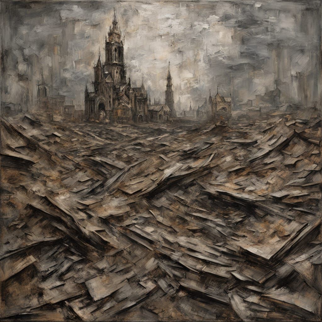 Monumental Artwork Inspired by Kiefer's Nuremberg