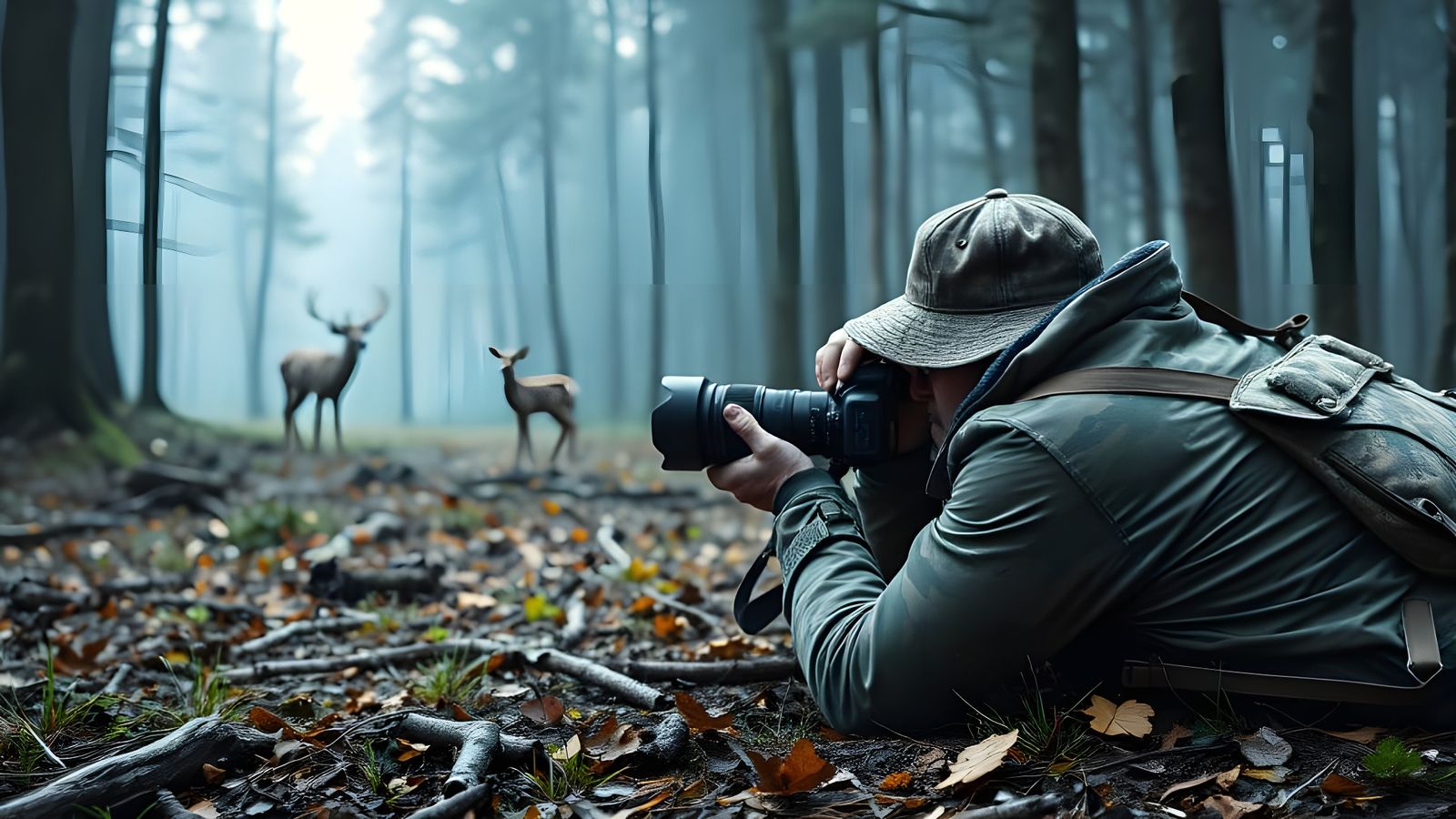 Wildlife Photographer Captures Deer Family in High Resolutio...