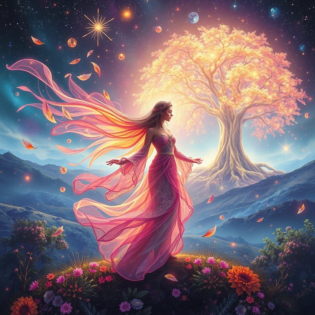 Ethereal Guardian of the Cosmos