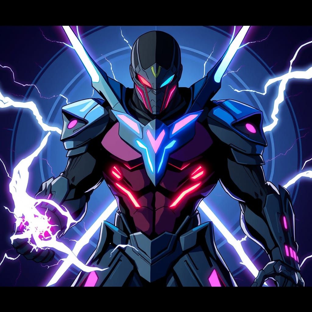 Grid and Sektor Cyberpunk Hybrid Masterpiece