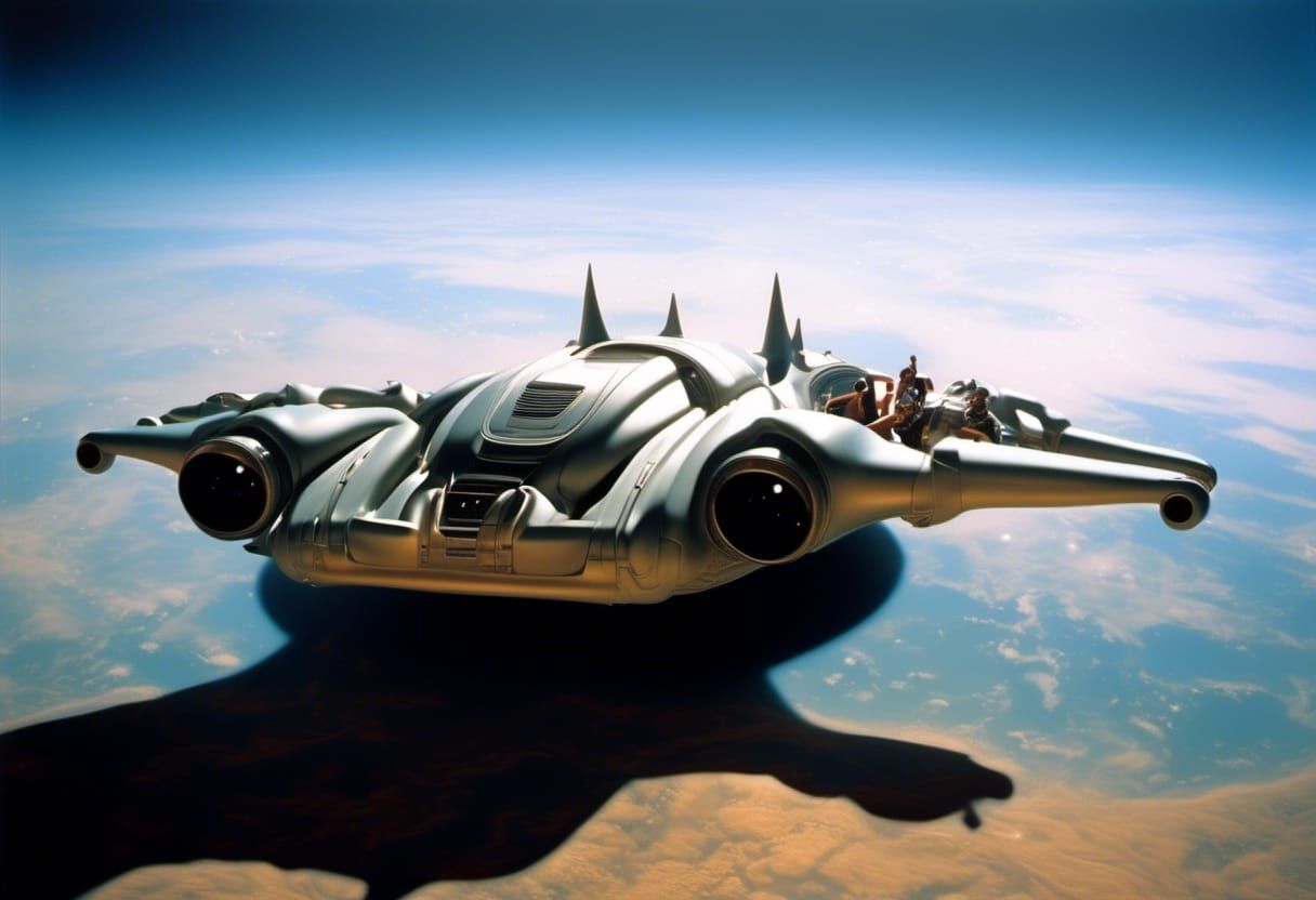 Smiling Aliens Party: Hyperrealistic Photography in Futurist...