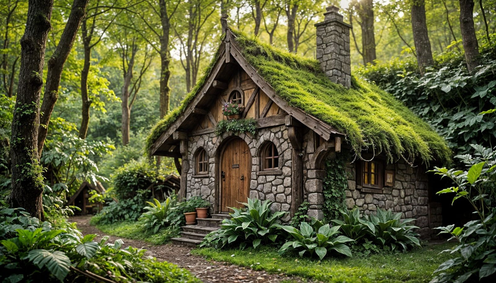 Mystical Elven Cottage in the Heart of the Forest